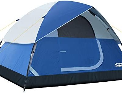 Pacific Pass 2/4/6 Person Family Dome Tent with Removable Rain Fly, Easy Setup for Camp Outdoor